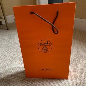 Authentic Hermes Shopping Bag